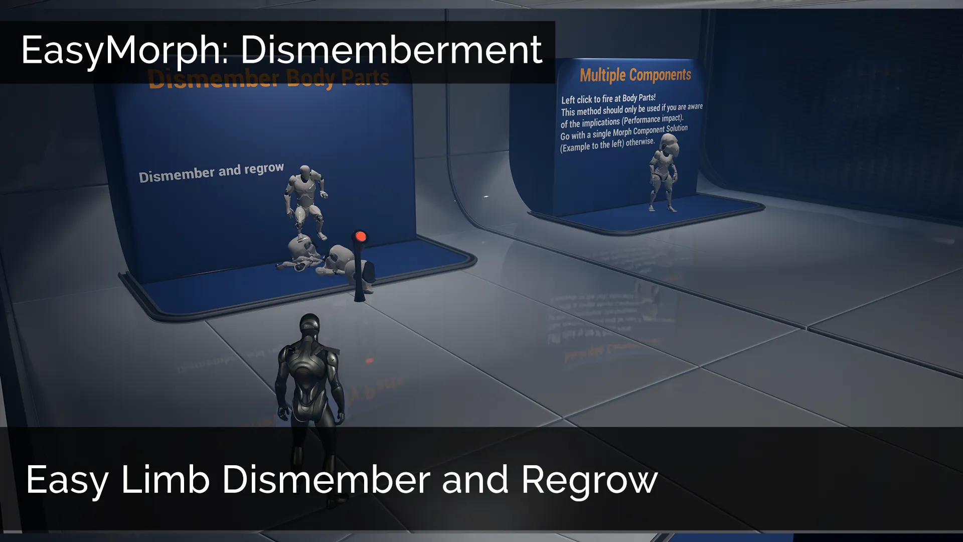 Dismember at runtime and regrow Limbs.